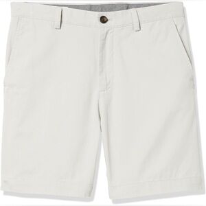 Amazon Essentials Men's Slim Fit 7" Inseam Stretch Golf Shorts Silver 31W New‎